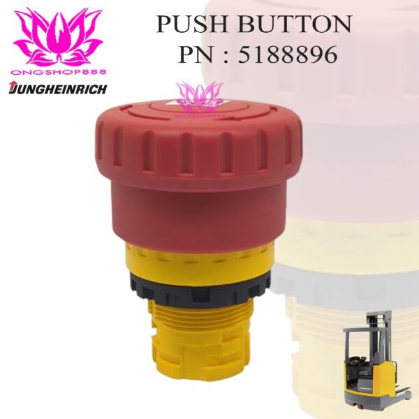 Emergency Switch Button Forklift Jungheinrich 51188896 Tombol Darurat Forklift ETV EJC ERC