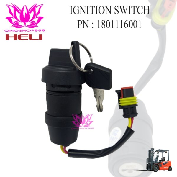 Kunci Kontak Ignition Switch 1801116001 for Heli Forklift CBD460 CDD93
