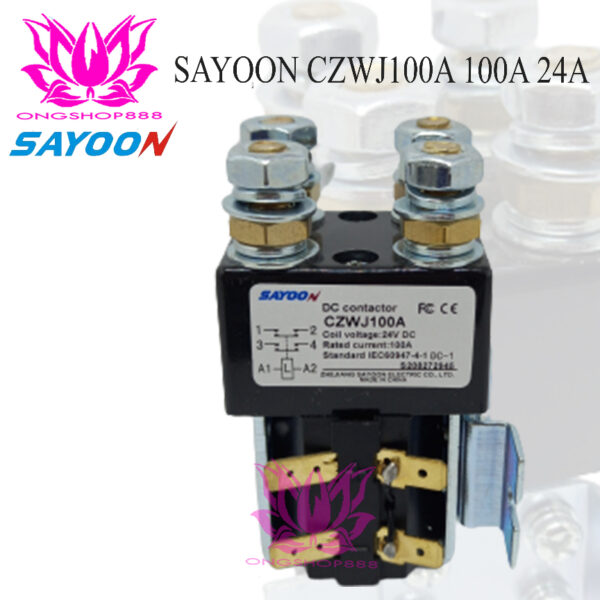 Kontaktor DC Sayoon Contactor SW82 CZWJ100A 100A 24V