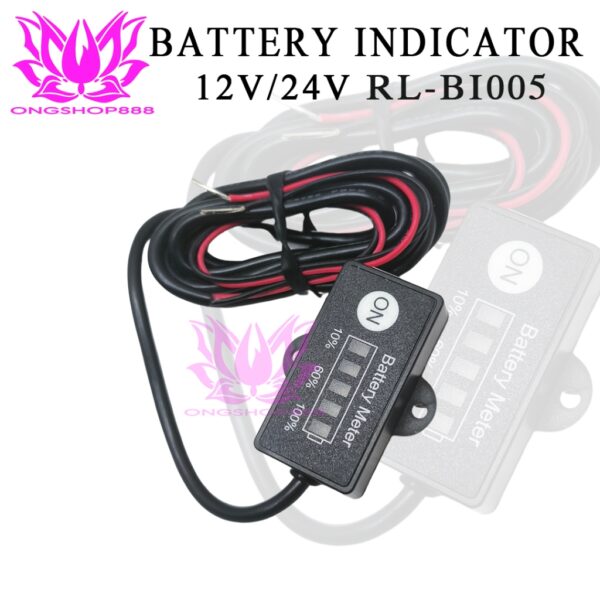Battery Indicator 12V 24V RL-BI005 LED Battery Meter Universal Forklift