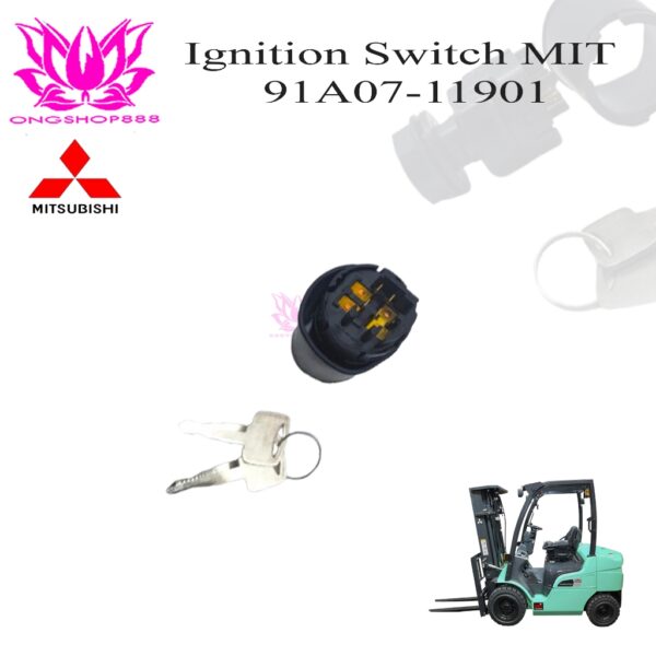 Switch Ignition S4S S6S Mitsubishi Forklift 91A07-11901 91A0711901