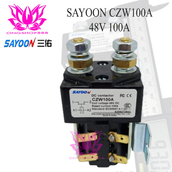 Kontaktor Sayoon SW80 CZW100A 100A 48V Contactor Not Albright ZJW CZW