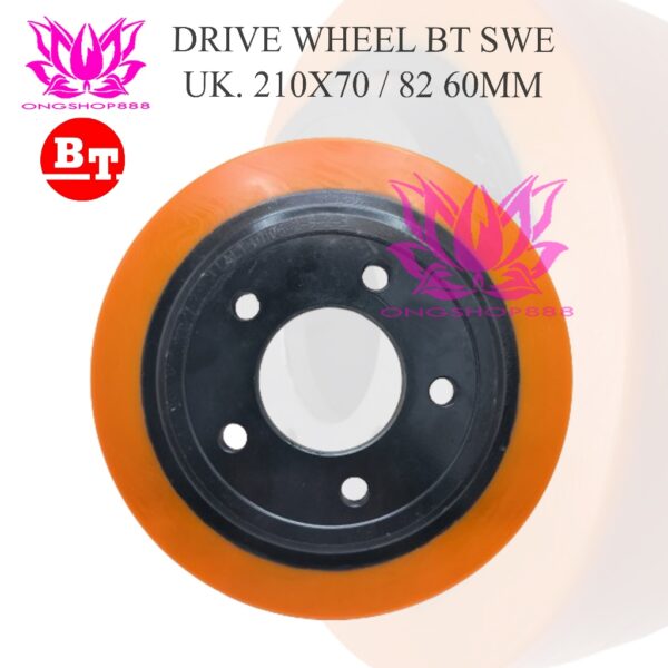 Roda Drive Wheel BT SWE 120 LPE200 Stacker Truck 210x70 / 82 60mm 121023-001