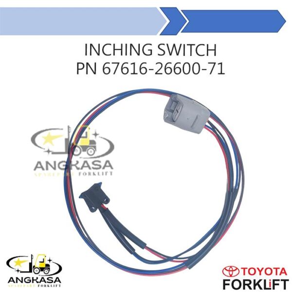 Inching Switch Toyota 7FD 8FD 1-3 Ton Part Number 67616-26600-71 Forklift