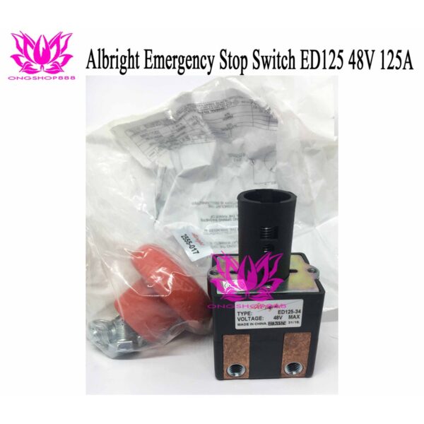 ALBRIGHT EMERGENCY STOP SWITCH ED125-34 48V 125A FOR FORKLIFT
