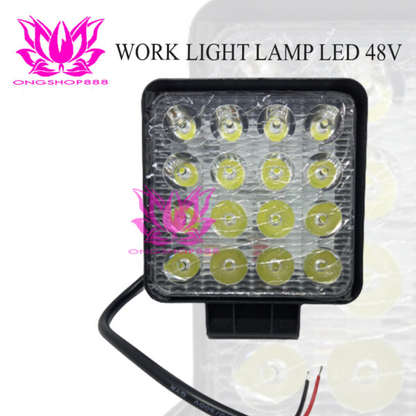 Lampu Depan LED Lampu Kerja Work Light Lamp 12V-60V 48W