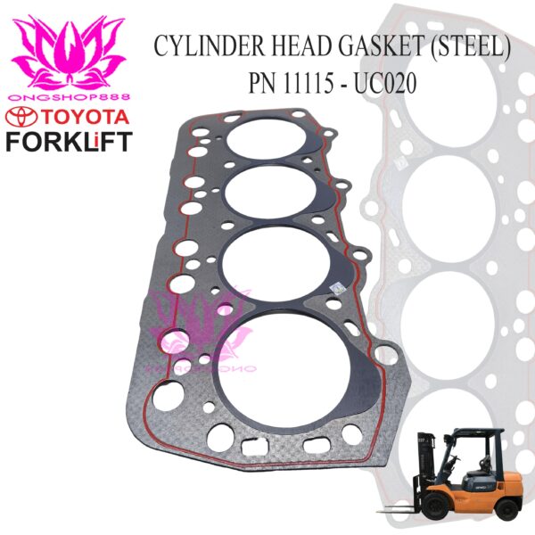 Cylinder Head Gasket Toyota Part Number 11115-UC020 Forklift 1DZ Engine