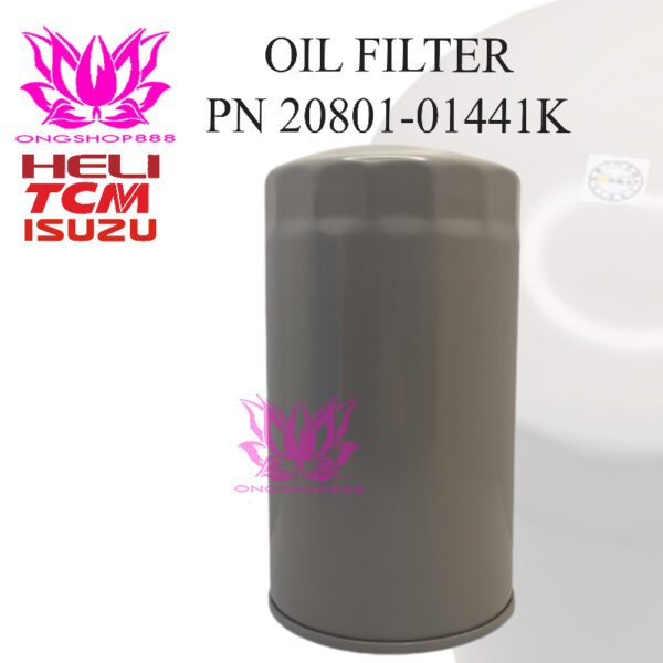 Filter Oli 20801-01441K Oil Filter TCM HELI Isuzu Engine 6BG1