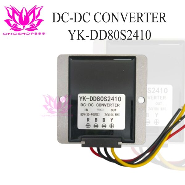 Dc Converter 80V to 24V 10A Converters YK-DD80S2410 DD80S2410 Forklift Konverter Listrik DC