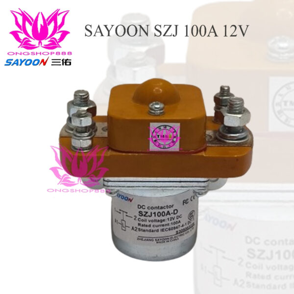 Sayoon Contactor SZJ100A-D MJZ100A 12V NO SZJ ZJ Forklift Kontaktor