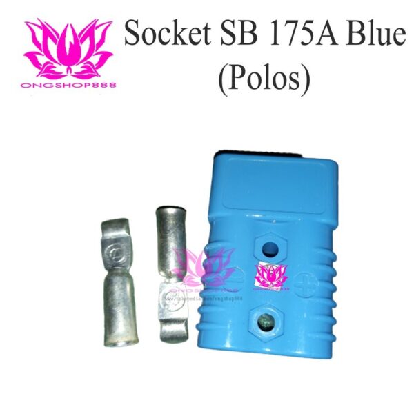 Socket SB175A Blue for forkift - SB 175A BLUE Connector Battery Forklift