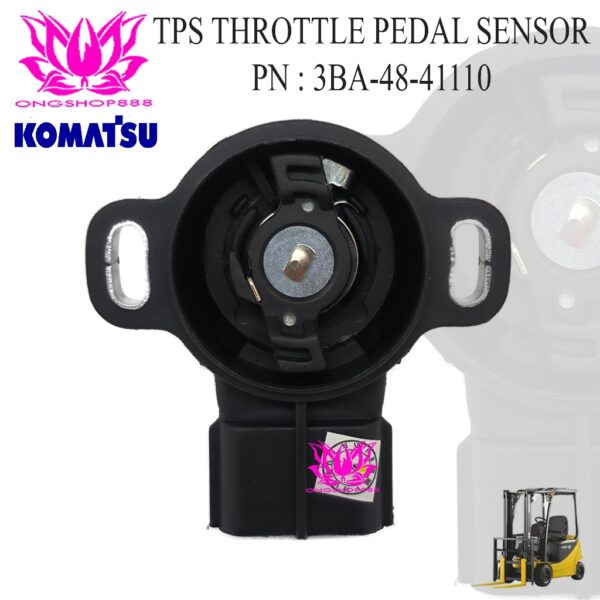 TPS Throttle Pedal Sensor 3BA-48-41110 Accelerator Komatsu Electric Forklift FB15 FB30