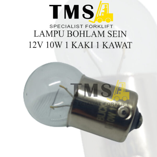 Lampu Bohlam Sein Bulb 12V 10W Single Contact 1 kaki 1 kawat