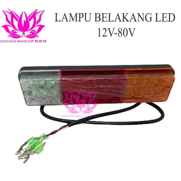 LED Rear Lamp Combination Lamp Back For Forklift 12-80V Lampu Belakang