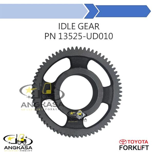 Idle Gear Part Number 13525-UD010 Toyota Forklift 5FD, 6FD, 7FD, 8FD type forklift