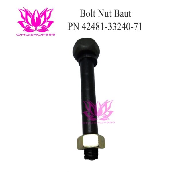 Bolt Nut Baut PN 42481-33240-71 for Toyota Forklift 8FD30/FDZN30