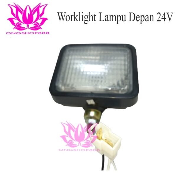Lampu Depan Worklight Forklift 24V Bohlam H3 - Lampu forklift