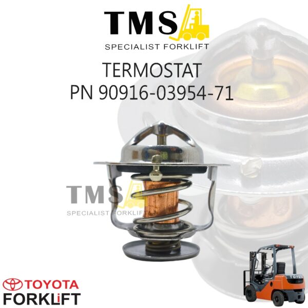 Part Number 90916-03954-71 Thermostat Forklift Toyota Engine Water Temperature GPE