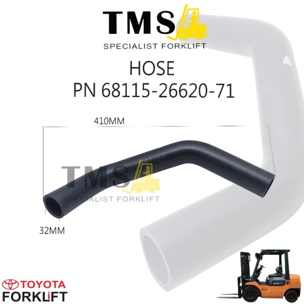 Part Number 68115-26620-71 Hose Low Pressure Toyota Forklift 5FG 5FD 6FG 6FD – Selang Low Pressure Heavy Duty