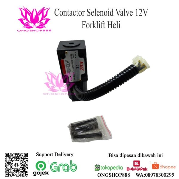 Contactor Solenoid Valve 12V maju mundur forklift Heli Selenoid