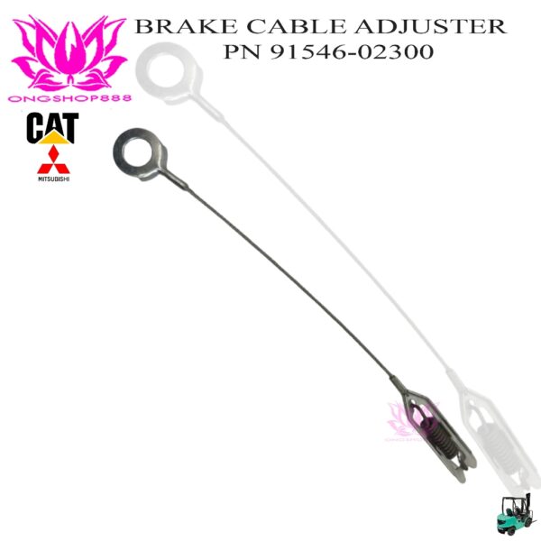 Kabel Brake Cable Adjsuter Mitsubishi 91546-02300 Kabel Fitting REM Forklift CAT