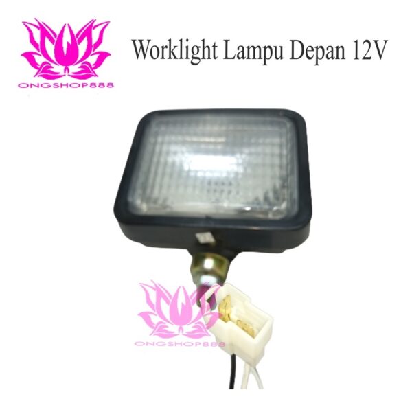 Lampu Depan Worklight Forklift 12V Bohlam H3 - Lampu forklift