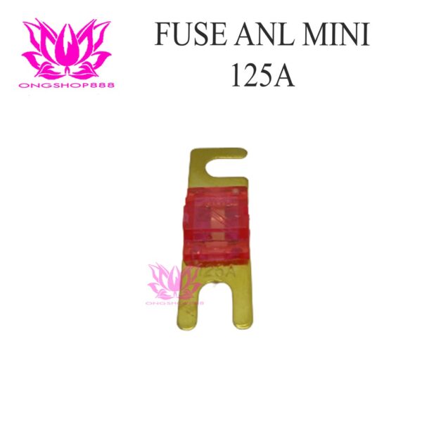 Fuse 125A 32V ANL Mini / Fuse ANL Mini 125A 32V Gold Plated Pink