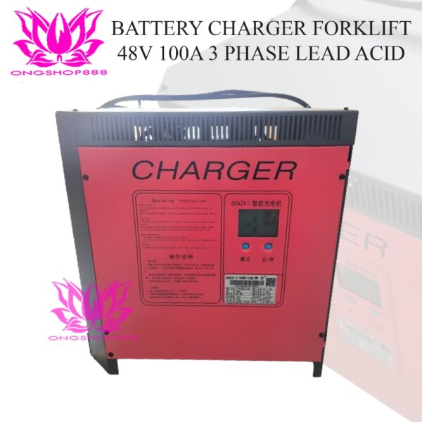 Charger Forklift Reachtruck 3 Phase 48V 100A Lead Acid Battery Charger