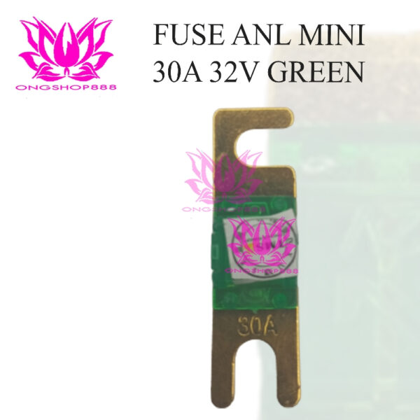 Fuse ANL Mini 30A 32V Fuse Gold Plated Ungu Audio