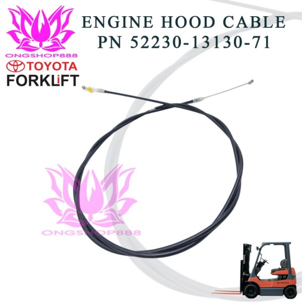 Engine Hood Cable 7FB10-30 1828mm Part Number 52230-13130-71