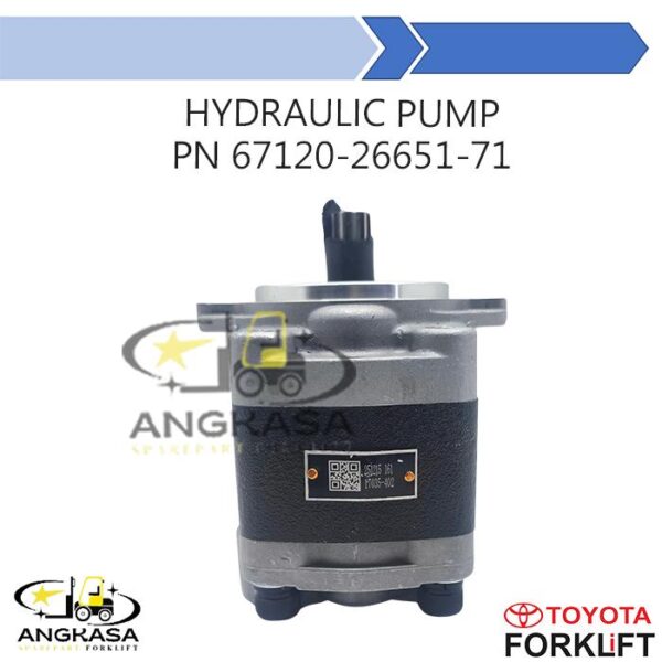hydraulic Pump Part Number 67120-26651-71 Toyota Forklift Seri 2-3 Ton 8FD