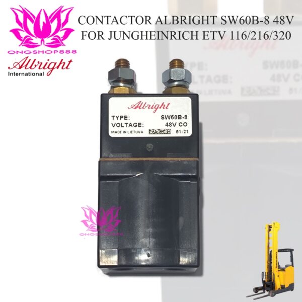 Albright Contactor For Forklift SW60B-8 Jungheinrich ETV 116-216-320 48V