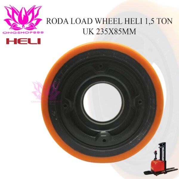 Load Wheel Roda 235x85 Reach Stacker HELI CQDM 12 CQDM15 1,5 Ton Forklift Staker Roda Depan