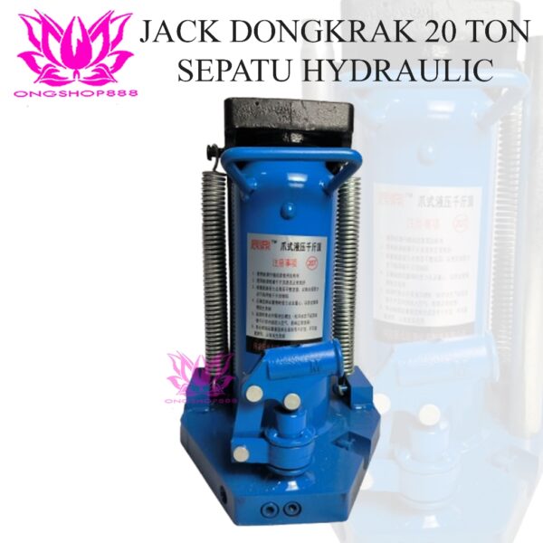 Dongkrak Sepatu Hydraulic JACK 20 Ton Forklift Alat Berat Loader Excavator