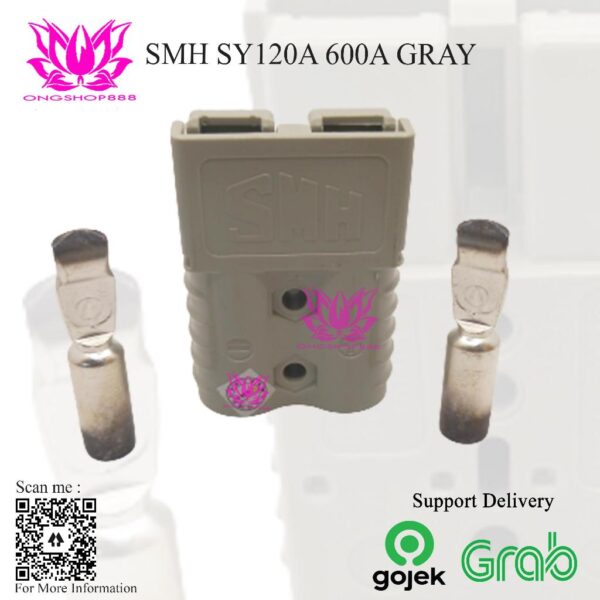 Plug Battery Connection SMH SY 120A 600V Gray Forklift Charger