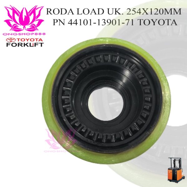 Roda Depan Load 44101-13901-71 Toyota 7FBR15-18 254x120 Reach Truck