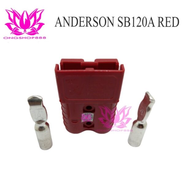 Socket Battery Anderson SB120A 600V Red For Forklift electric
