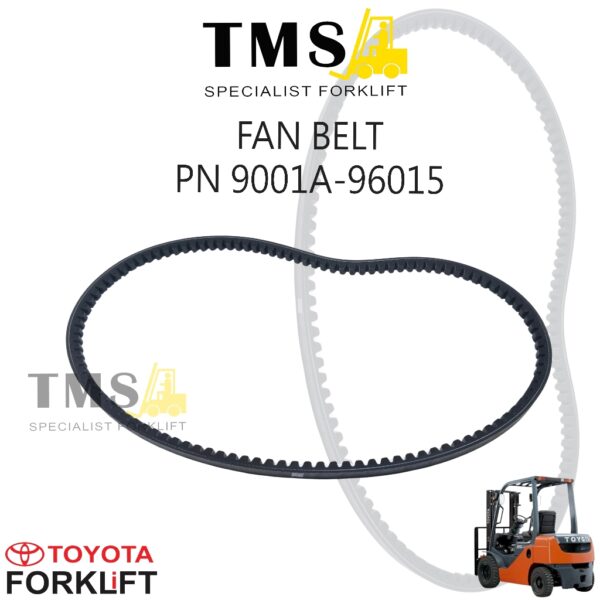 Part Number 9001A-96015 Fan Belt Forklift V-Belt Mesin GPE Heavy Duty