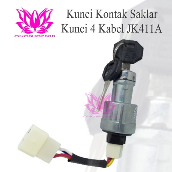 Kunci Kontak Saklar Kunci 4 Kabel JK411A untuk TCM HELI Forklift