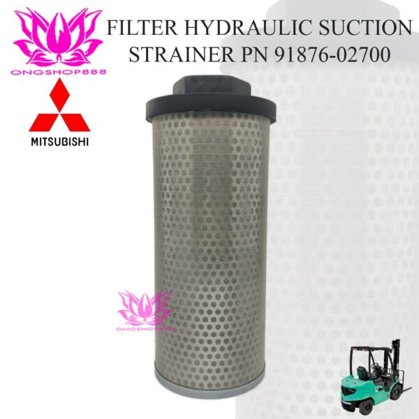 Filter Hydraulic Suction Strainer 91876-02700 Sparepart Forklift Mitsubishi Counter Balance