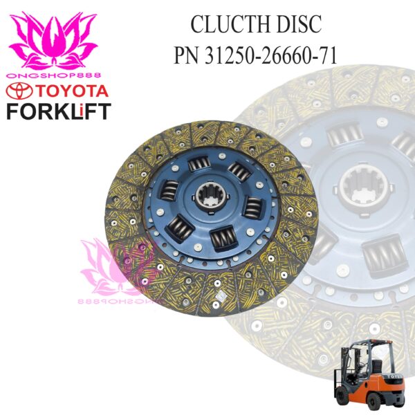 Part Number 31250-26660-71 Clutch Disc Forklift Kopling Plate GPE Heavy Duty
