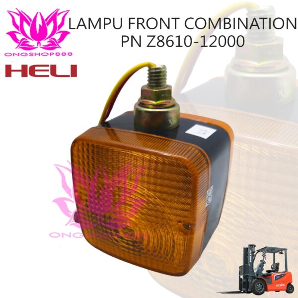 Part Number Z8610-12000 Lampu Depan Forklift Heli H2000 Front Combination Lamp Sein LED