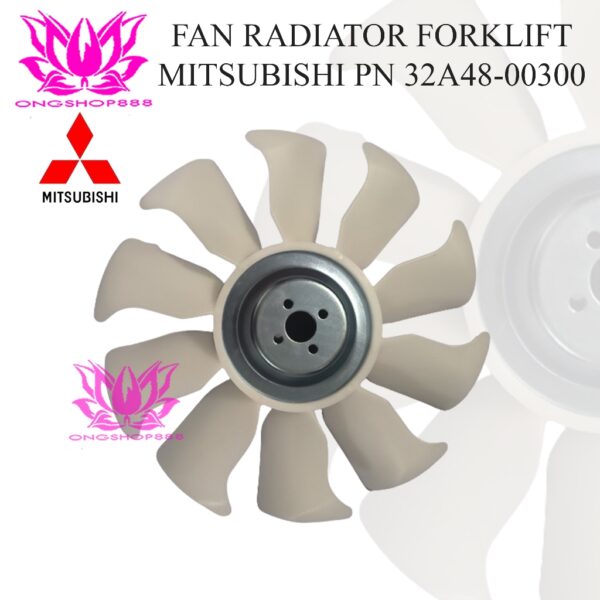 Kipas Radiator Fan 32A48-00300 Mitsubishi S4S S6S Forklift FD20-30N