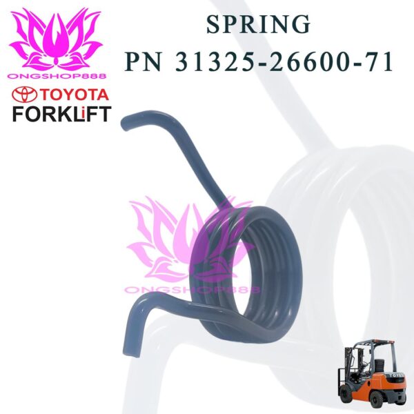 Spring Forklift Toyota Part Number 31325-26600-71 Clutch Pedal Spring Sparepart Forklift