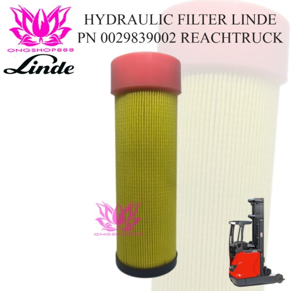 Filter Hydraulic LINDE Reachtruck R16 0029839002 Return Filter Forklift