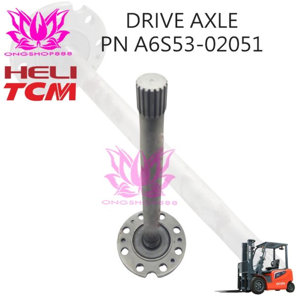 Drive Axle Part Number A6S53-02051 Heavy Duty – As Roda Gardan Forklift TCM / HELI