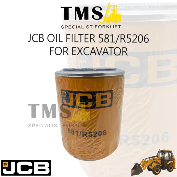 JCB 581/R5206 Transmission Oil Filter Filter Transmisi Excavator Backhoe Loader 3CX 4CX