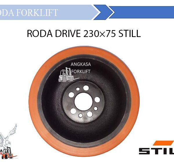 Roda Drive Wheel STILL 230x75 Pallet Mover Electric Stacker Forklift