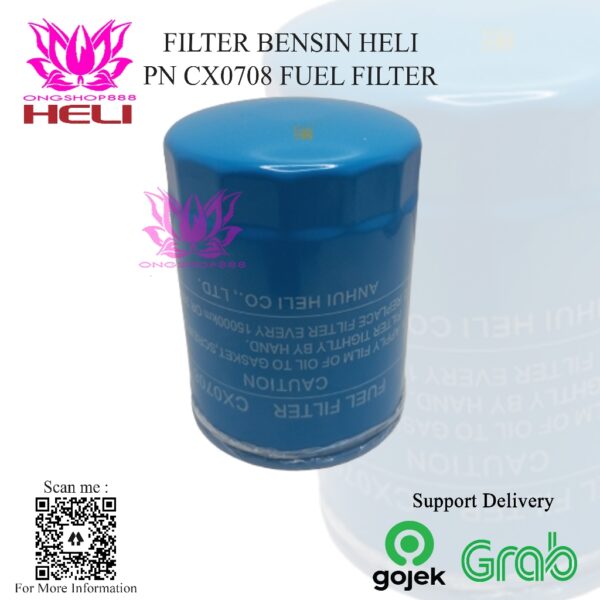 Filter Bensin HELI Forklift CX0708 Mesin 490BPG Fuel Filter