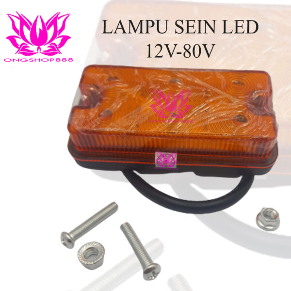 Lampu Sein LED Forklift 12V - 80V Turn Light Lamp SEN